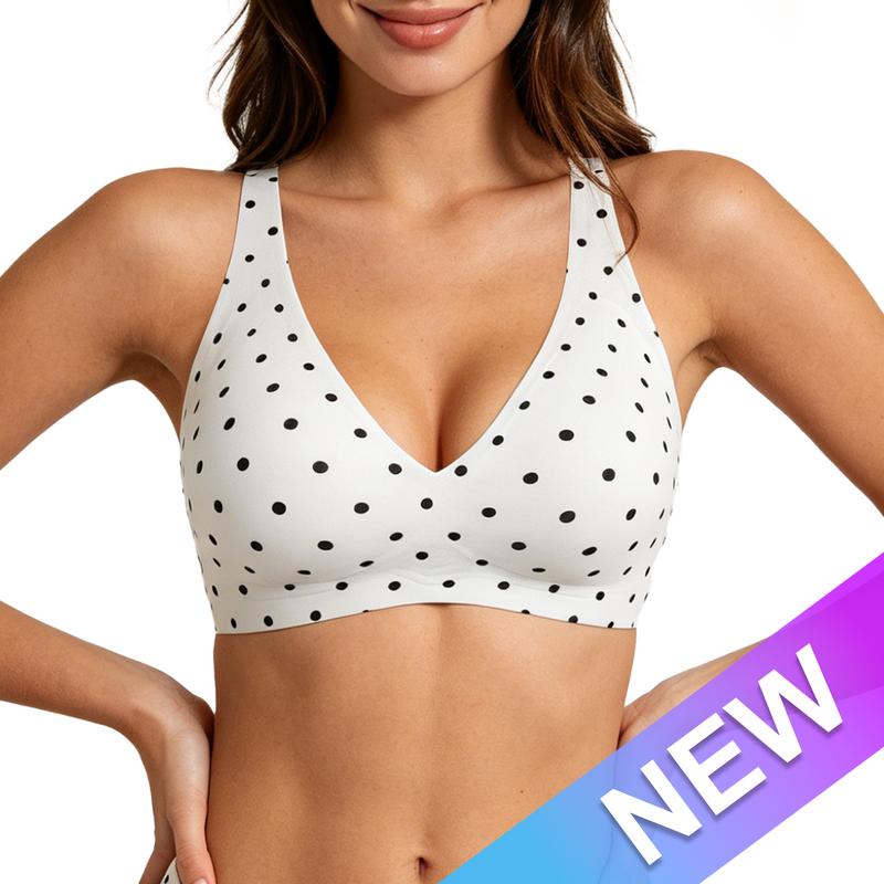 Nahtloser, kabelloser Push-up-BH für Damen