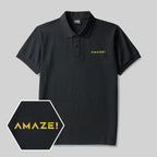 AMAZE! Geek Embroidered Polo Shirt