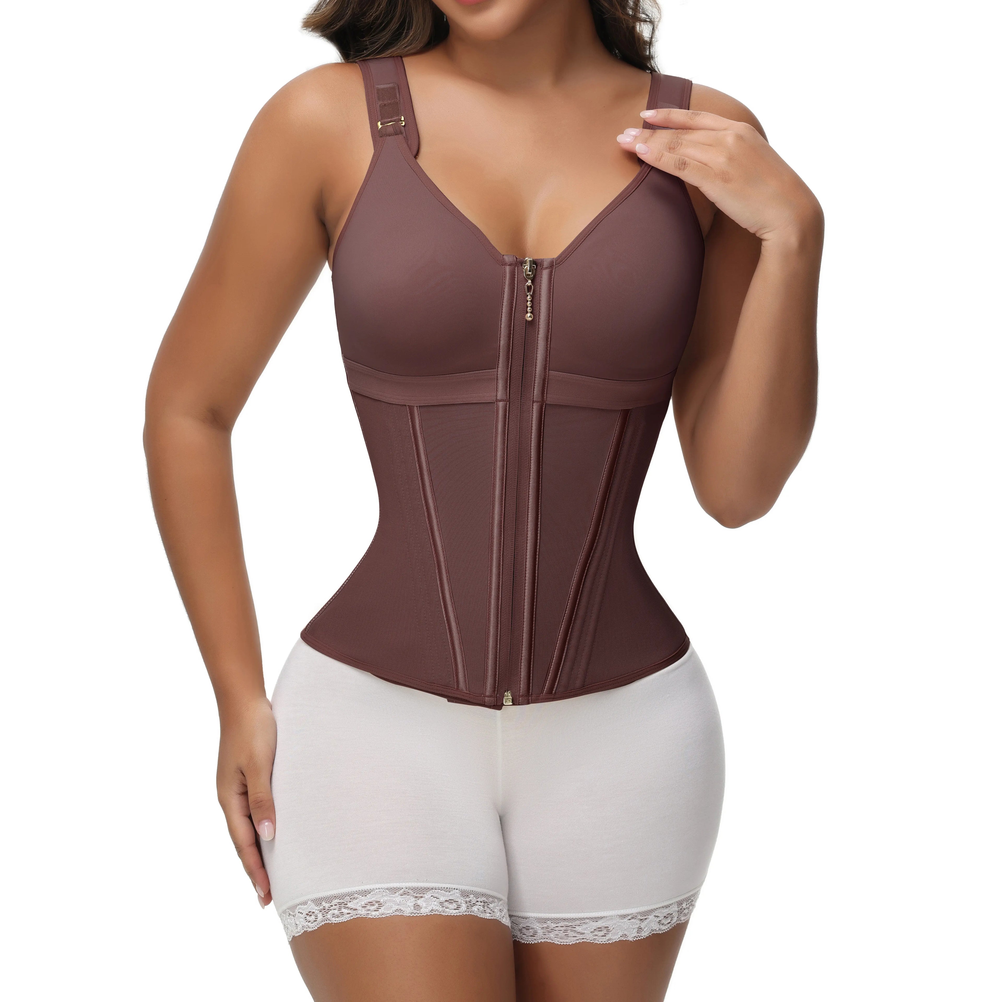 Gaine amincissante avec soutien-gorge intégré