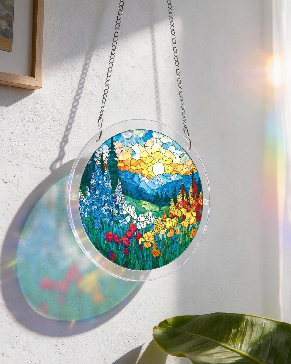 Acryl-Puzzle-Sonnenfänger – Dawn Blossom Sea