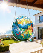Acryl-Puzzle-Sonnenfänger – Dawn Blossom Sea
