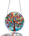 Acrylic Jigsaw Puzzle Suncatcher - Vivid Tree of Life