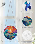 Acryl-Sonnenschutz-Puzzle – Die Sonne am Meer jagen