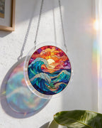 Acryl-Sonnenschutz-Puzzle – Die Sonne am Meer jagen