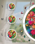 Acryl-Puzzle-Sonnenfänger – Kolibri „Smaragdflamme“