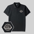 Don't Panic Geek Embroidered Polo Shirt