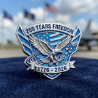 250 Years Freedom Commemorative Brooch