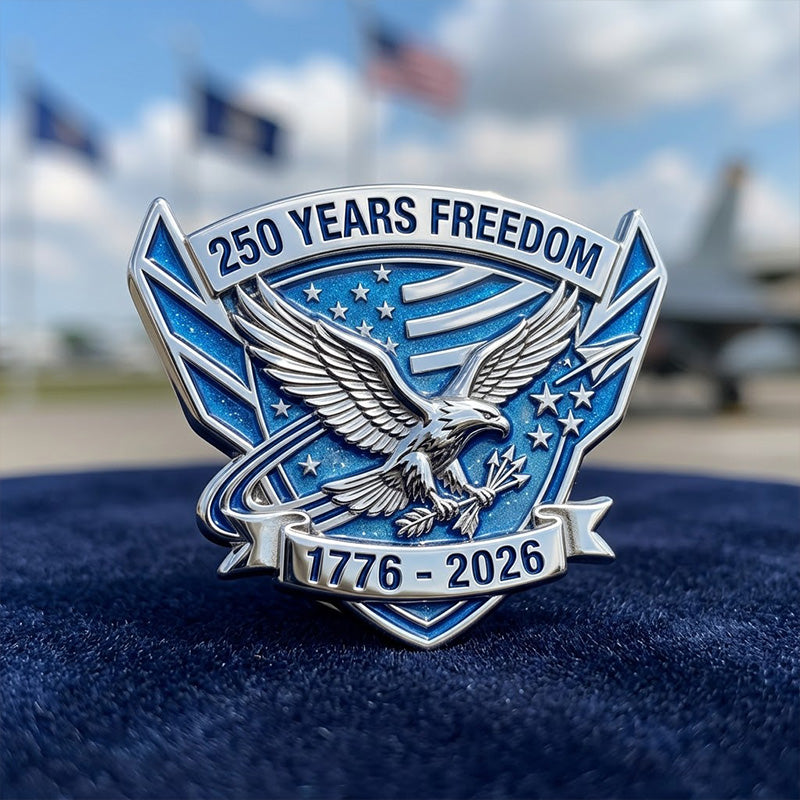 250 Years Freedom Commemorative Brooch