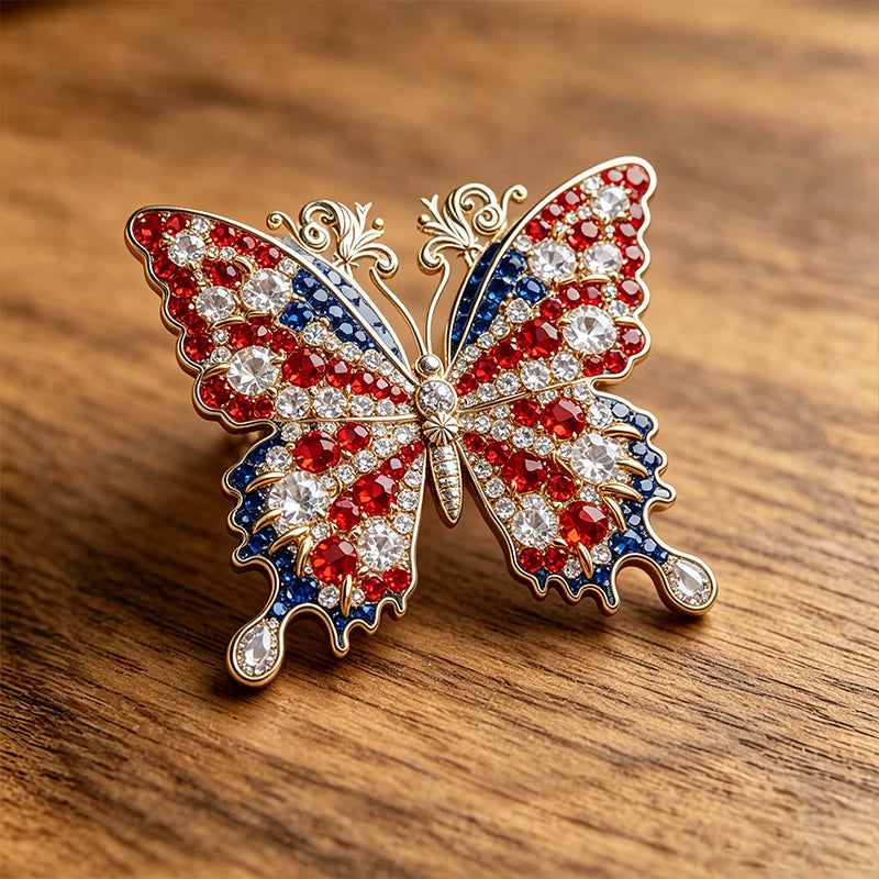 Amerika Unabhängigkeitstag Emaille-Brosche Pin