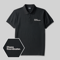 Chaos Coordinator Geek Embroidered Polo Shirt