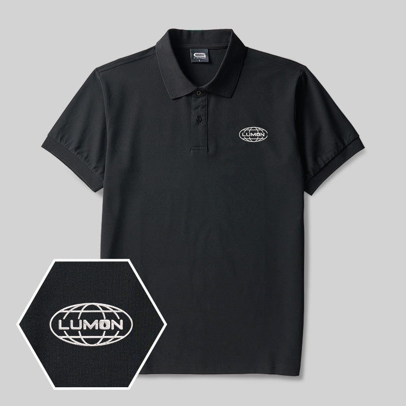 Lumon Geek Besticktes Poloshirt