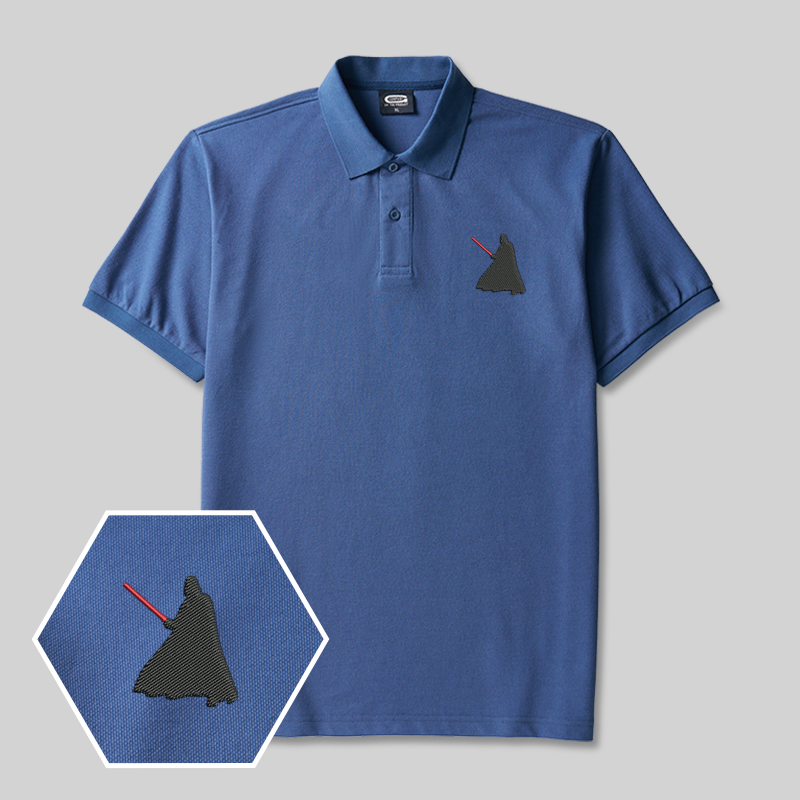 Fighting Geek Embroidered Polo Shirt