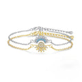 Sun & Moon Matching Bracelet Set – Stackable Friendship Gift for Best Friends, Sisters & Couples