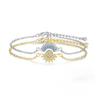 Sun & Moon Matching Bracelet Set – Stackable Friendship Gift for Best Friends, Sisters & Couples