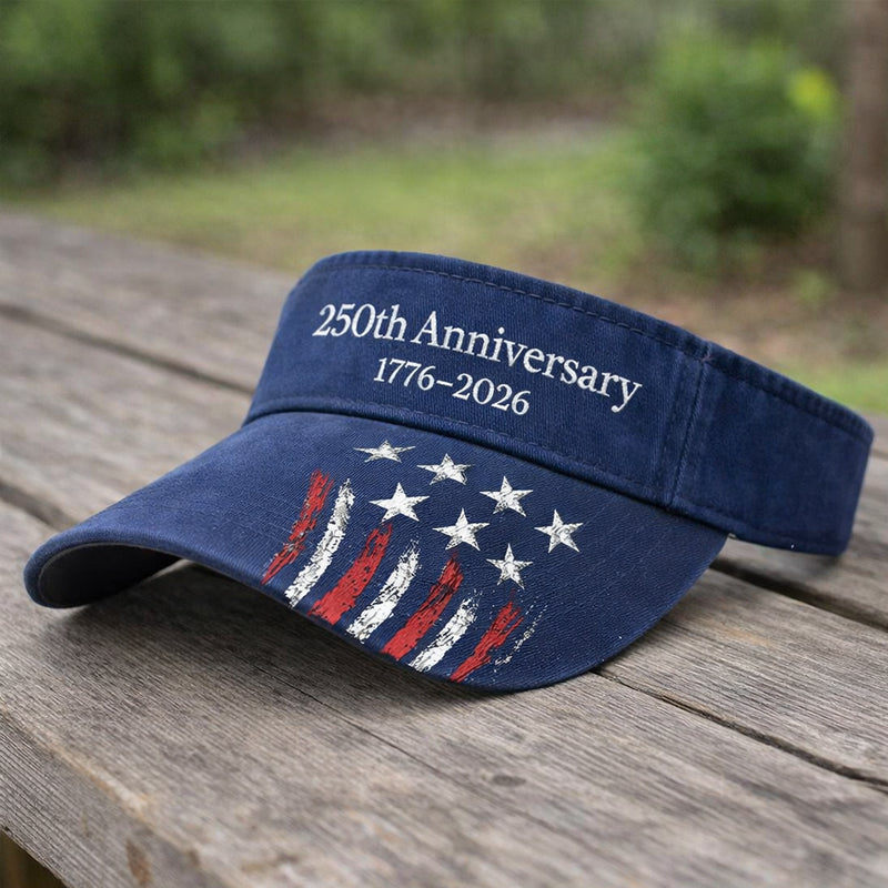 US 250th Anniversary Art Print Casual Tennis Cap
