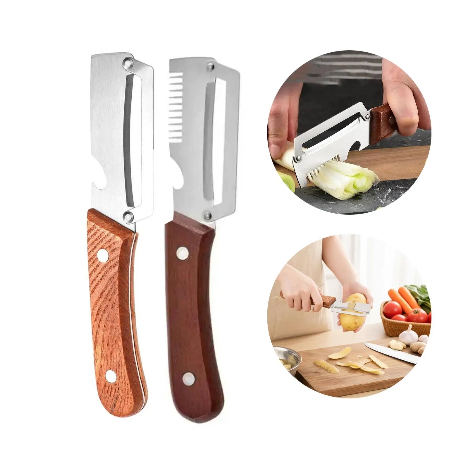 Fruit & Vegetable Peeler with Bottle Opener
