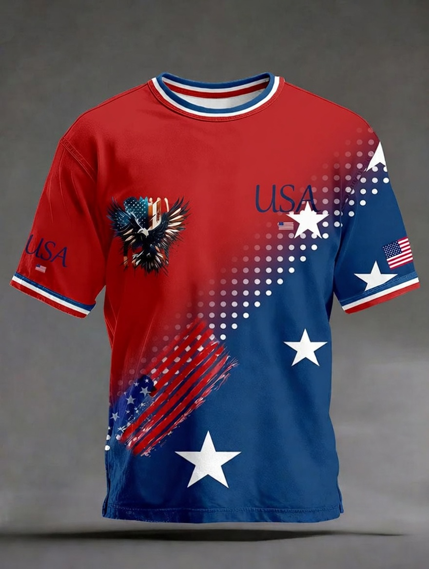 Herren T-Shirt „America 250th Anniversary Art Print“