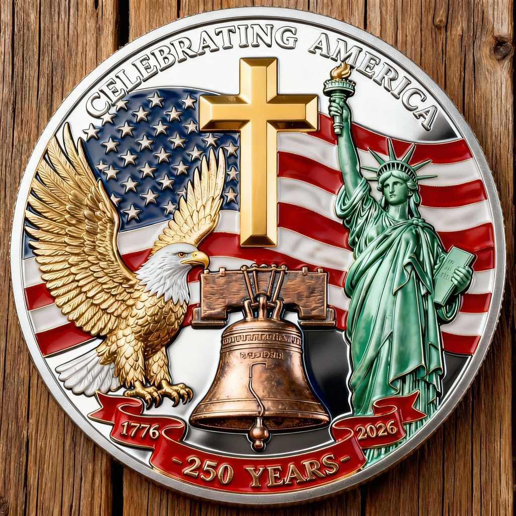 🎉Letzter Tag 49% Rabatt - Amerika 250. Jubiläums-Gedenkmünze