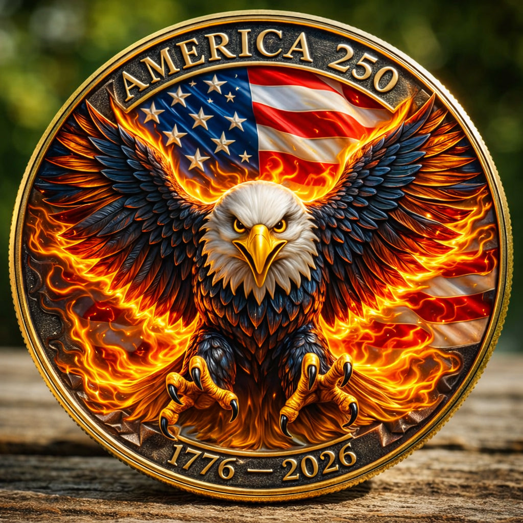 🏆Flash Sale 60% RABATT – Amerikanische Gedenkmünze zum 250. Jubiläum