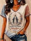 Women's Feast of the Assumption Print T-shirt