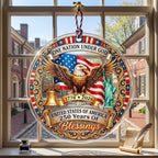 "America 250th Anniversary" Acrylic Ornament — 1776–2026 Patriotic Theme