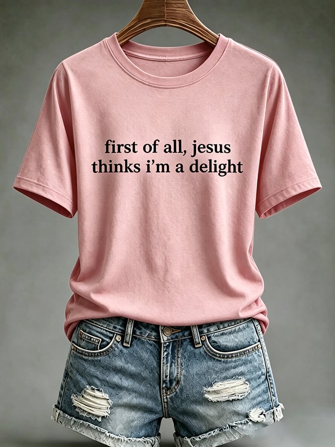 Women's  Faith Cross  Jesus The Way, The Truth & The Life Print Top
