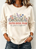 Women's  Faith  Printing  Top