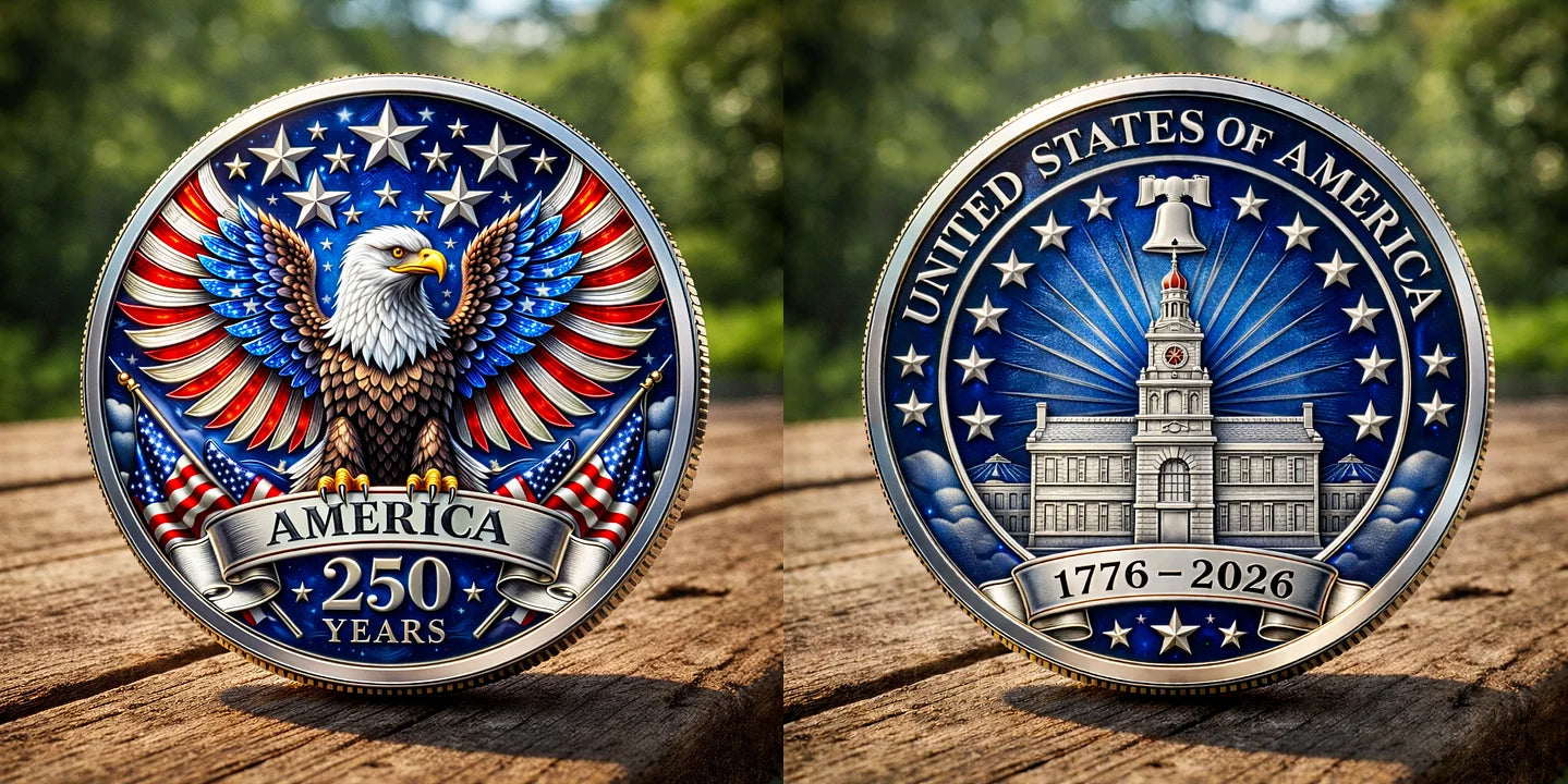 🏆60 % DE RÉDUCTION pour le Nouvel An - Pièce commémorative du 250e anniversaire des États-Unis