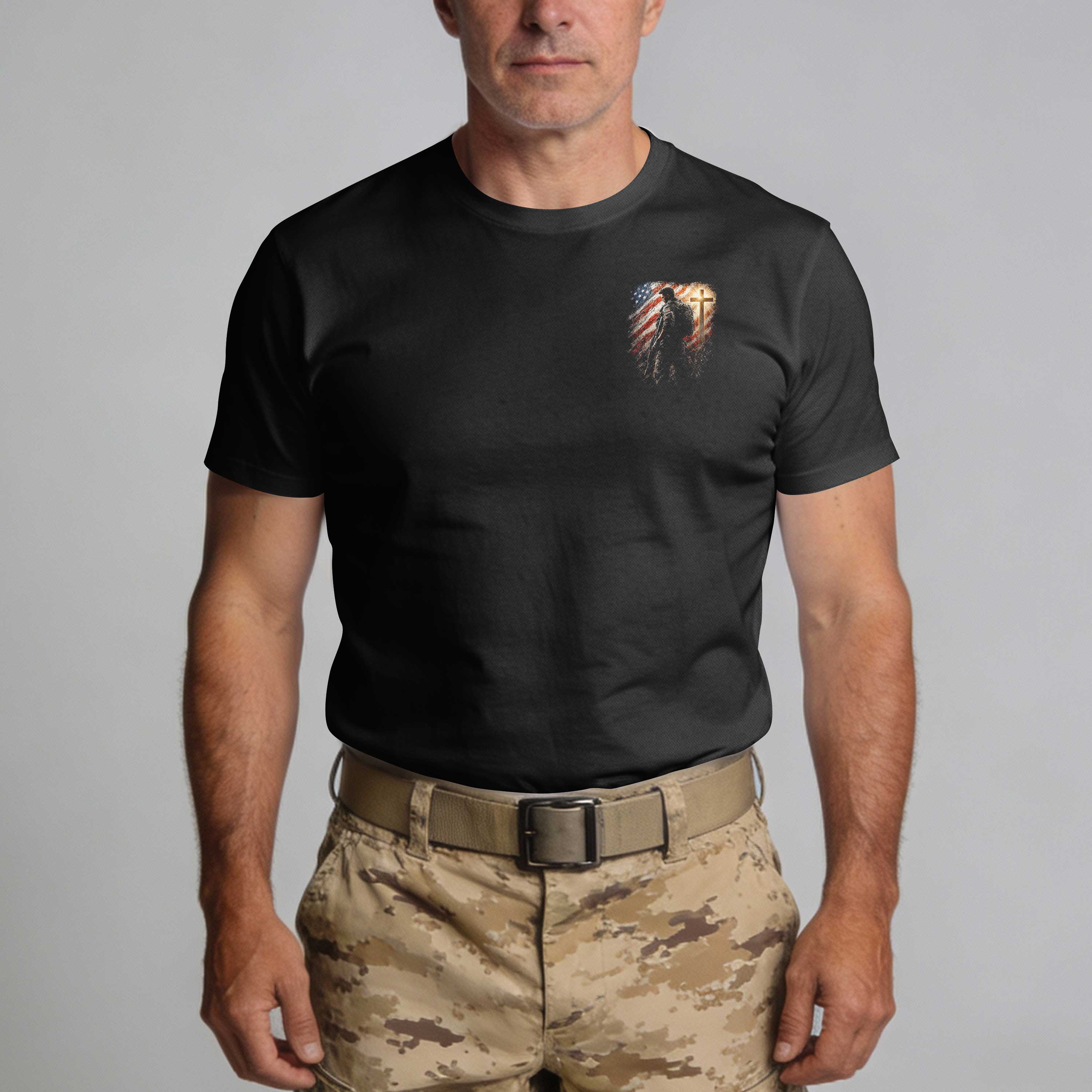War Shaped My Past Faith Shapes What I Leave Behind T-Shirt