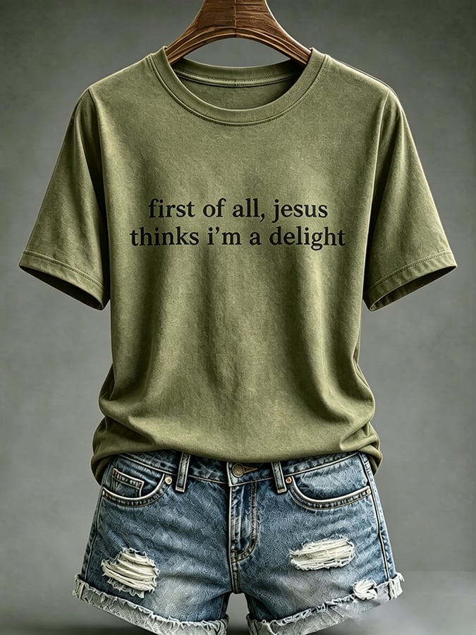 Women's  Faith Cross  Jesus The Way, The Truth & The Life Print Top