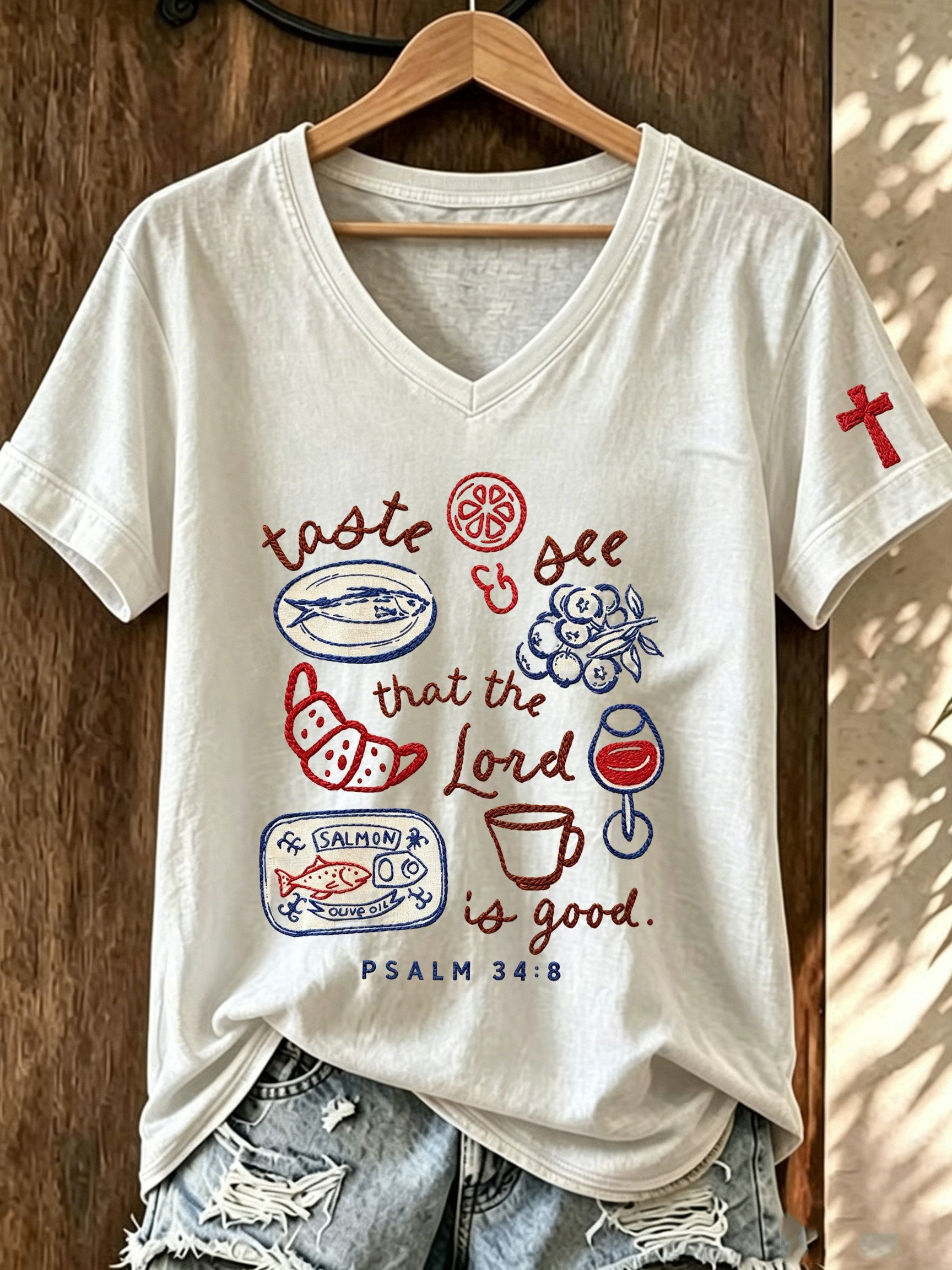 Women's Faith Print Casual Top