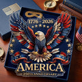 "America 250th Anniversary" Acrylic Ornament — 1776–2026 Patriotic Theme
