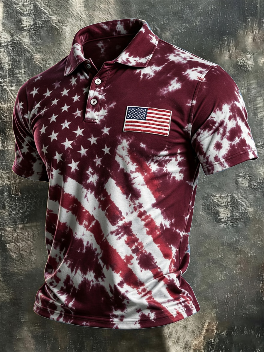 Men's America Anniversary Short-Sleeve Polo Shirt