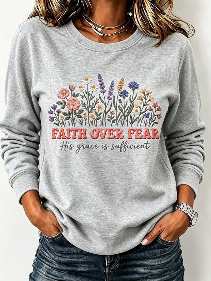 Women's  Faith  Printing  Top
