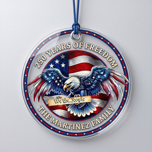 "America 250th Anniversary" Acrylic Ornament — 1776–2026 Patriotic Theme