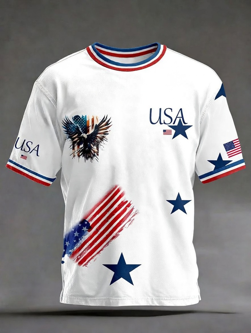 Herren T-Shirt „America 250th Anniversary Art Print“