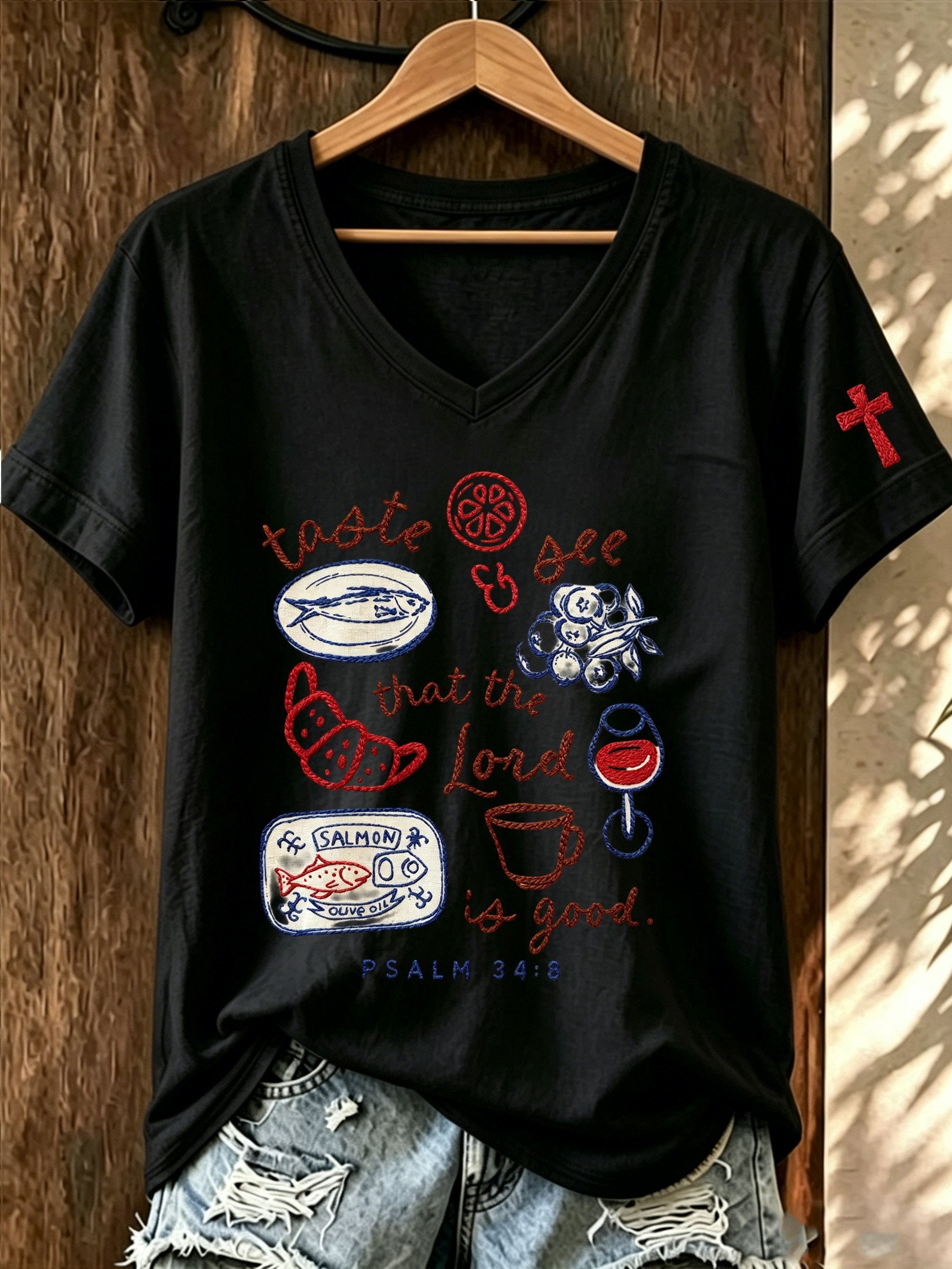 Women's Faith Print Casual Top