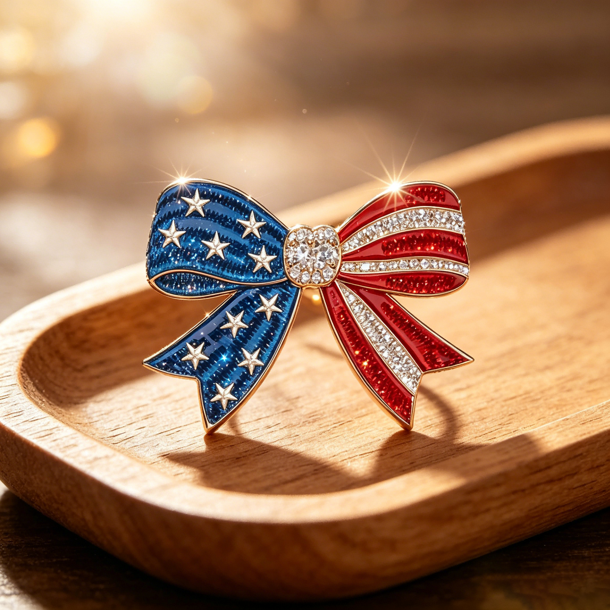 Amerikanische Elementar-Patriot-Gedenkbrosche