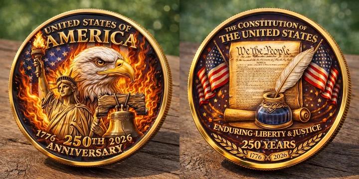 🏆Flash Sale 60% OFF - U.S 250th Anniversary Commemorative Coin