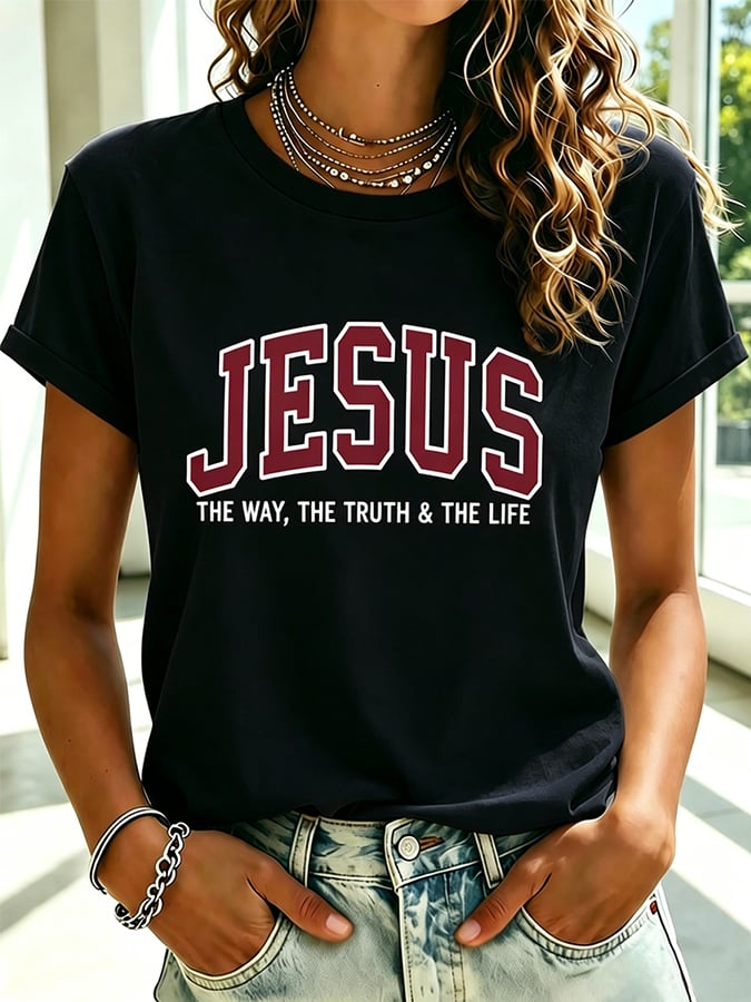 Women's  Faith  Printing  Top