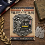 Vietnam Veteran Commemorative Pin Brooch