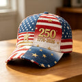 Unisex US 250th Anniversary Print Casual Baseball Cap