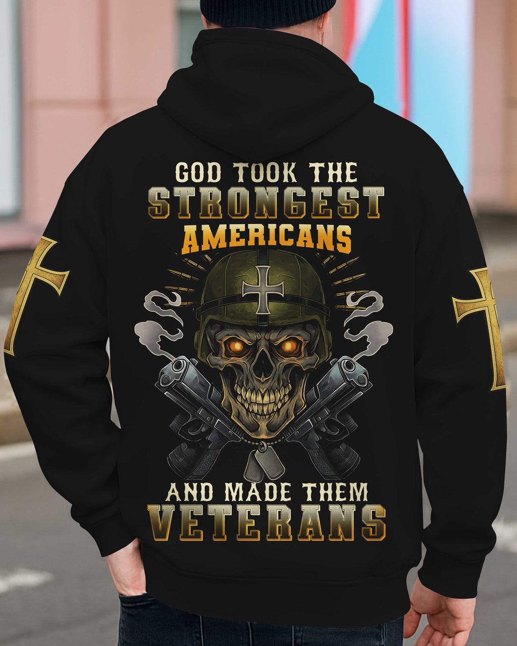 God Took The Strongest Americans And Made Them Veterans T-Shirt