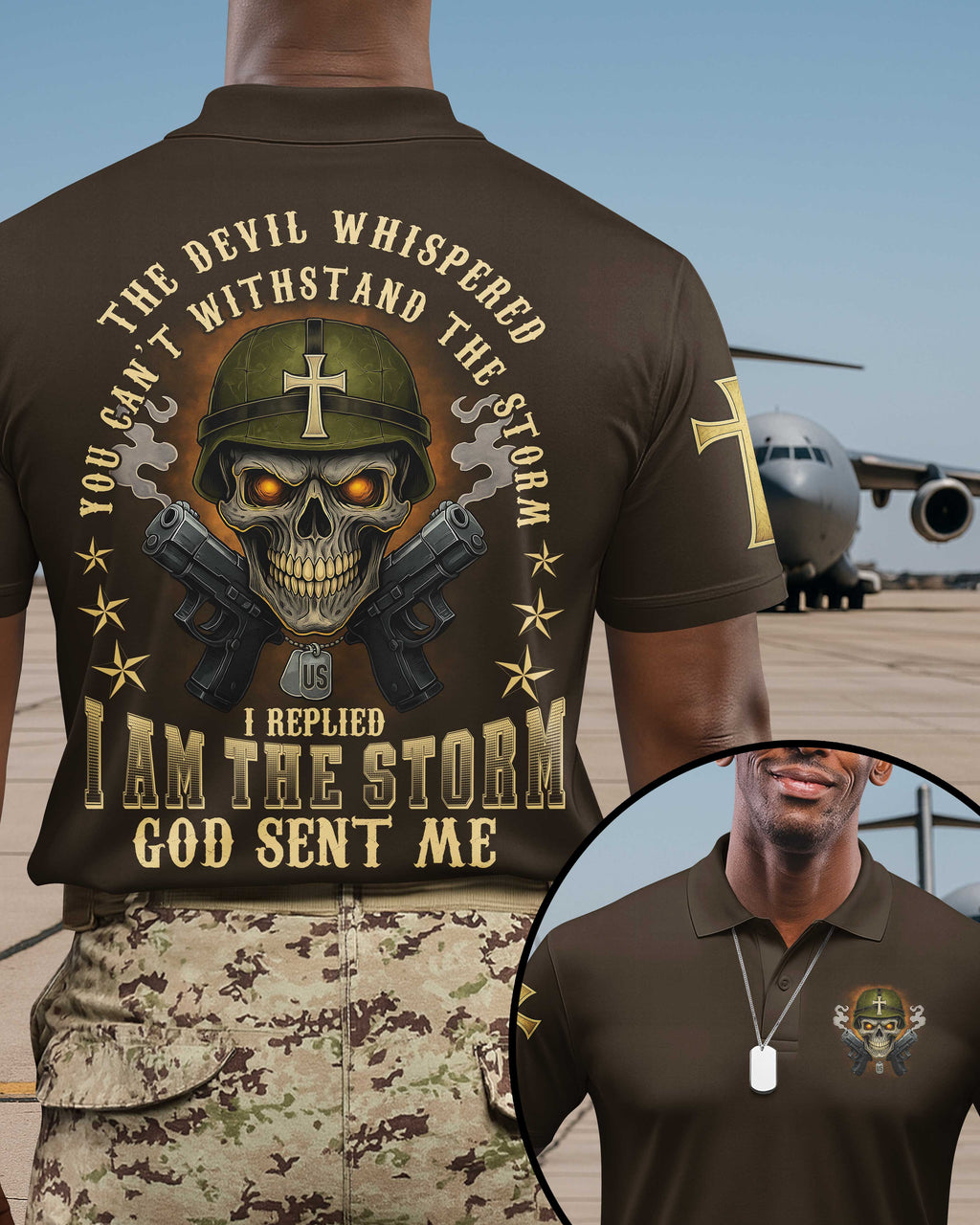 The Devil Whispered You Can't Withstand The Storm T-Shirt