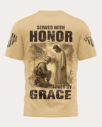 Served With Honor All Over Print T-Shirt