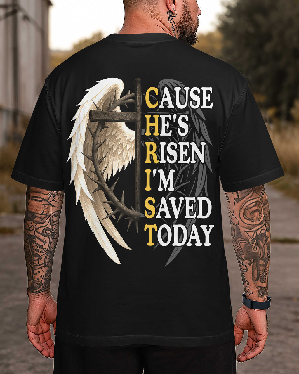 Cause He's Risen I'm Saved Today T-Shirt