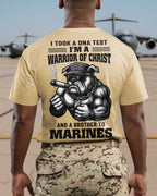 I Took A Dna Test I'm A Warrior Of Christ T-Shirt