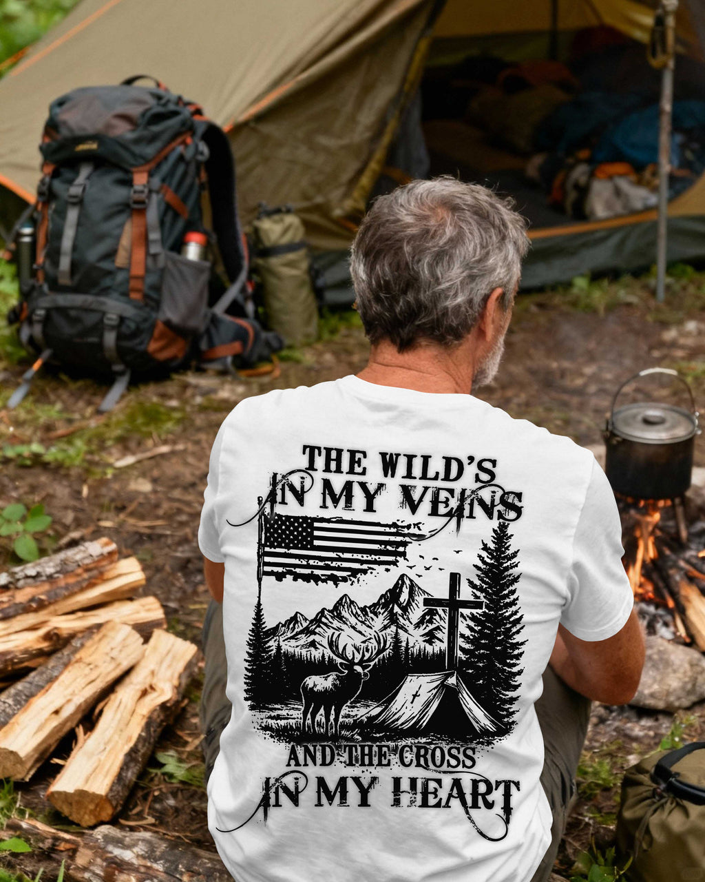 The Wild's In My Veins And The Cross In My Heart T-Shirt