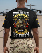 Once A Marine By Duty Forever A Warrior Of Christ By Faith T-Shirt