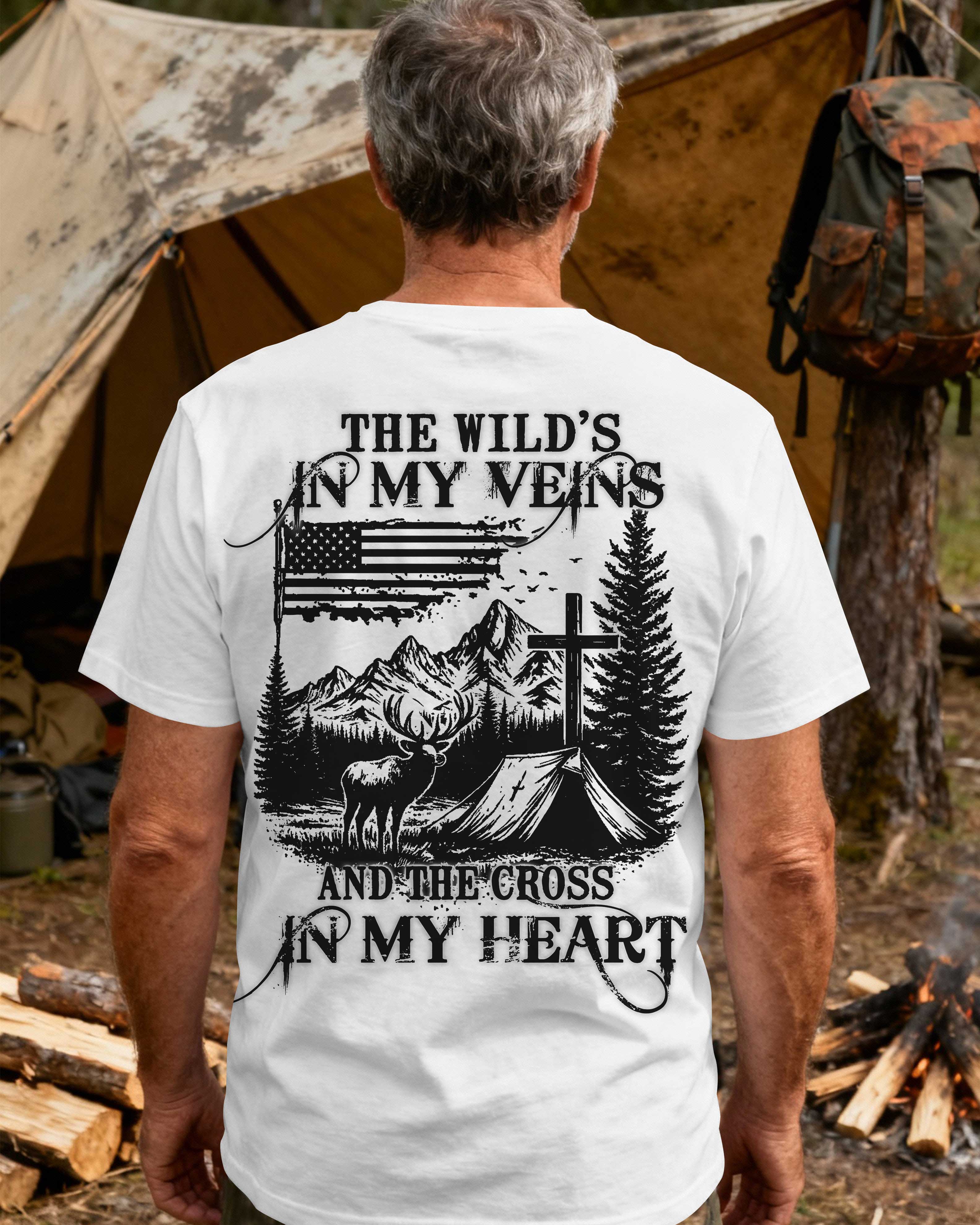 The Wild's In My Veins And The Cross In My Heart T-Shirt